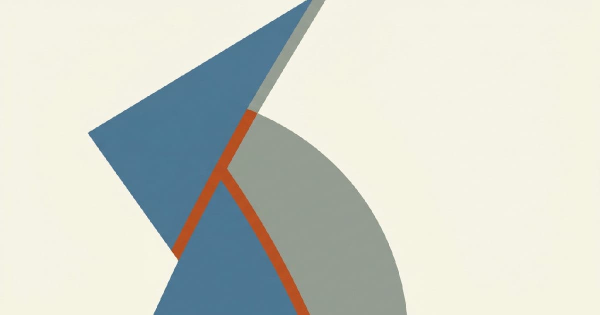 Two abstract shapes interlocking, representing convergence or restructuring in business.
