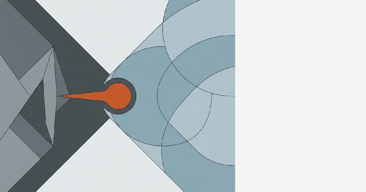 Two abstract shapes interlocking, representing a business merger or acquisition.